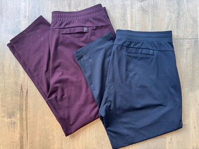 Lot of 2 - Public Rec Gamechanger Joggers Sweat Pants Mens 44x30 Black & Maroon