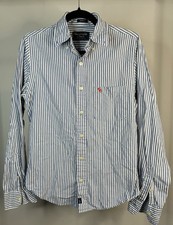 Abercrombie Fitch Muscle Long Sleeve Button Down Shirt Men s Size Small