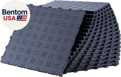 Garage Floor Tiles 12 X 12 X 0.53 Inch, Interlocking Design Ease of Installation