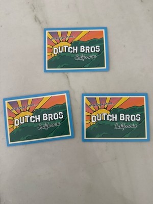 DUTCH BROS JUNE 10 2026 STATE STICKER ONE STICKER PER PURCHASE