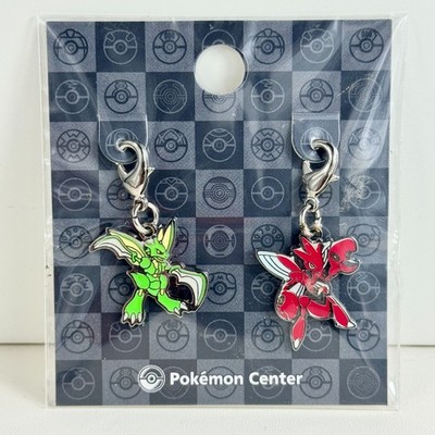 Pokemon Center Original Scizor Sense Metall Charm Schlüsselanhänger Johto Kanto