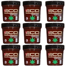Eco Style Cannabis Sativa Oil Styling Gel 16oz | 12 PACK/CASE