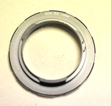 Unbranded Minolta MD/MC mount reversing ring for a 55mm filter size.