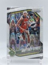2025 Panini Prizm WNBA #121 Brittney Sykes White Seismic Prizms