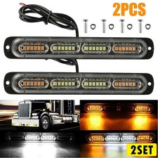Flashing 18 Led Strobe Amberwhite Marker Light Flashing Light Bar Car 1224v H Flashing 18 Led Strobe Amberwhite Marker Light Flashing Light Bar Car 1224v H
