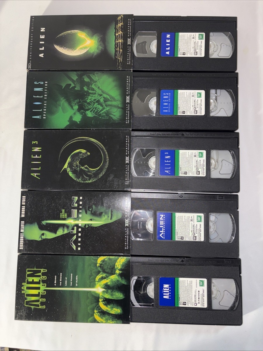 The Alien Legacy 20th Anniversary VHS Collection THX Mastered Box