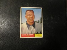 1961  TOPPS #116    JOE DEMAESTRI   YANKEES     EX+