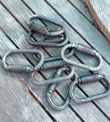 Petzl Oxan High Strength Steel  Carabiner  With Triact Lock - 8 available