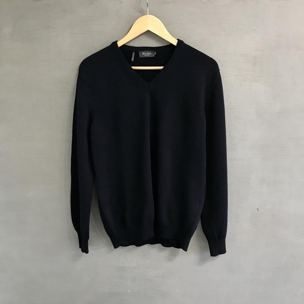 Men Maerz Sweater Navy Wool 42 / XL / 50