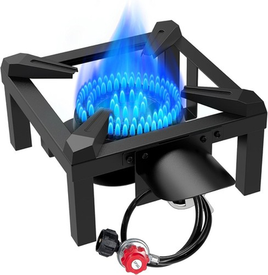 #ad Propane Burner High Pressure 100000 BTUs Single Gas Stove with 4.1ft Adjustabl $36.92