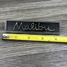 Vtg 1960s Chevrolet Chevy Malibu Car Vehicle Door Panel Emblem Badge 7727078