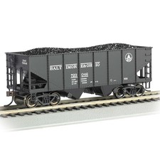 Bachmann Industries HO 55-Ton 2-Bay Hopper w/Coal Load B&O #723 046 BAC19509 HO
