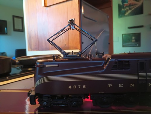 MTH MT-5501LP Pennsylvania Scale Brown 5 Stripe GG-1 Electric w/Protosound LN - Picture 11 of 14