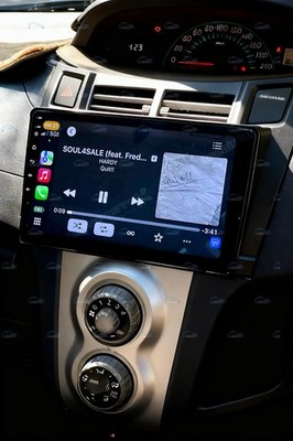 Carplay Android15 Autoradio GPS NAVI BT WIFI SWC Für Toyota Yaris XP90 2005-2012