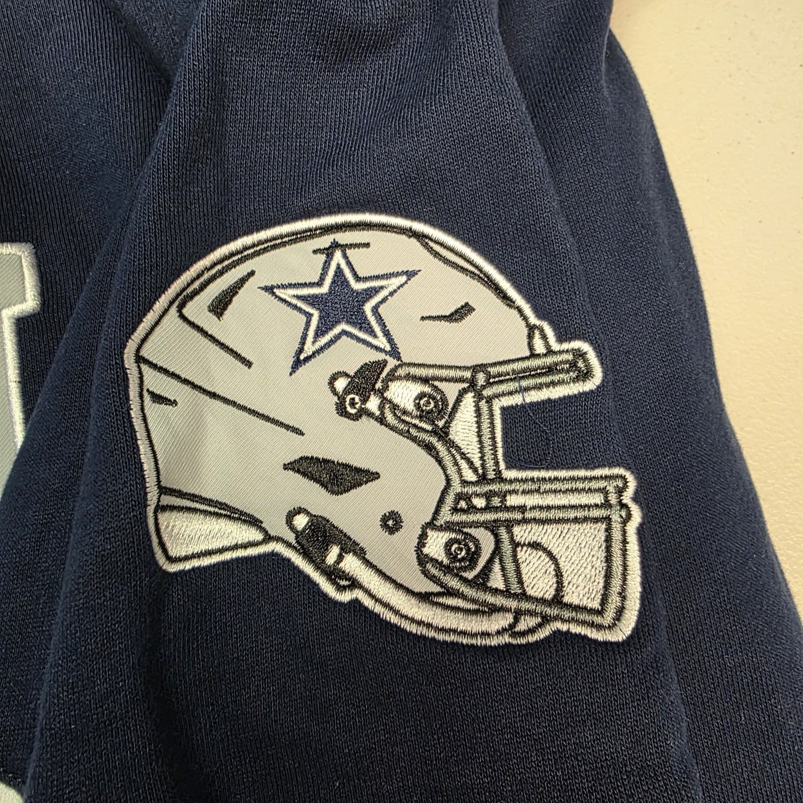 NFL Men's Officially Licensed T-Shirt & Full Zip Hoodie Combo Dallas Cowboys SzM image 3