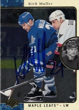 95/96 Upper Deck SP Kirk Muller Auto Signatures #142 ( in person )