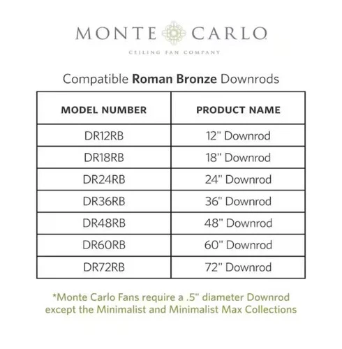 Monte Carlo Colony Super Max 60" Indoor/Outdoor Roman Bronze  Fan 5CSM60RB - Picture 4 of 7