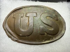 CIVIL WAR U.S. OVAL BELT BUCKLE PERFECT – RECOVERED GETTYSBURG