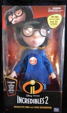 Disney Pixar Incredibles 2 Interactive Edna Doll Voice Recognition Thinkway NIB