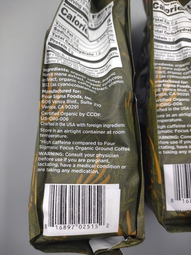 Lotto di 2 quattro caffè Sigmatic The Last of Us biologico High Caf ~ 10 oz ~ scadenza 3/27 - Foto 7 di 12