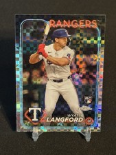2024 Topps Chrome - Wyatt Langford #122 X-Fractor (RC)