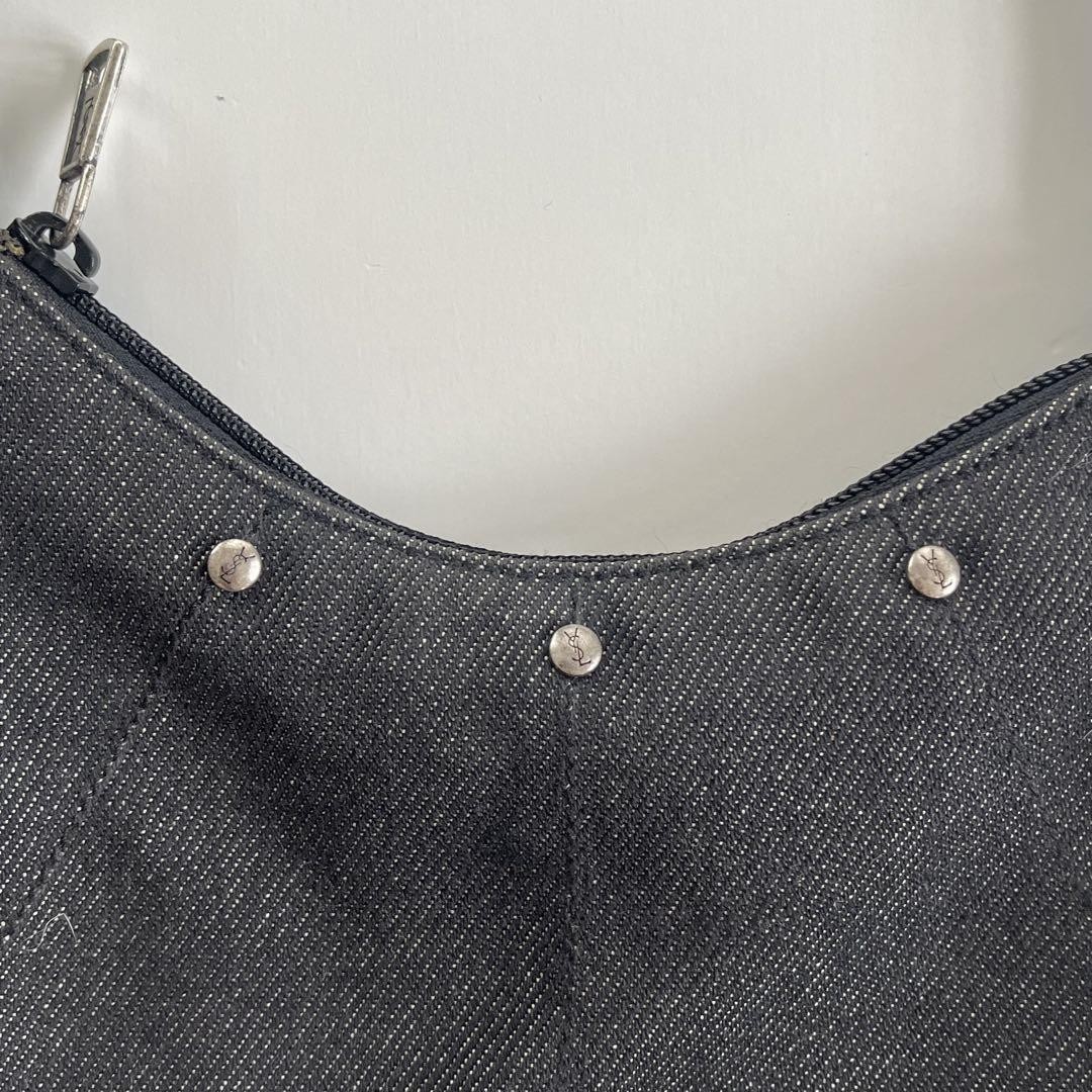 バッグ YVES SAINT LAURENT rive gauche Denim Bag YVES SAINT LAURENT rive gauche Denim Bag Indigo Blue From