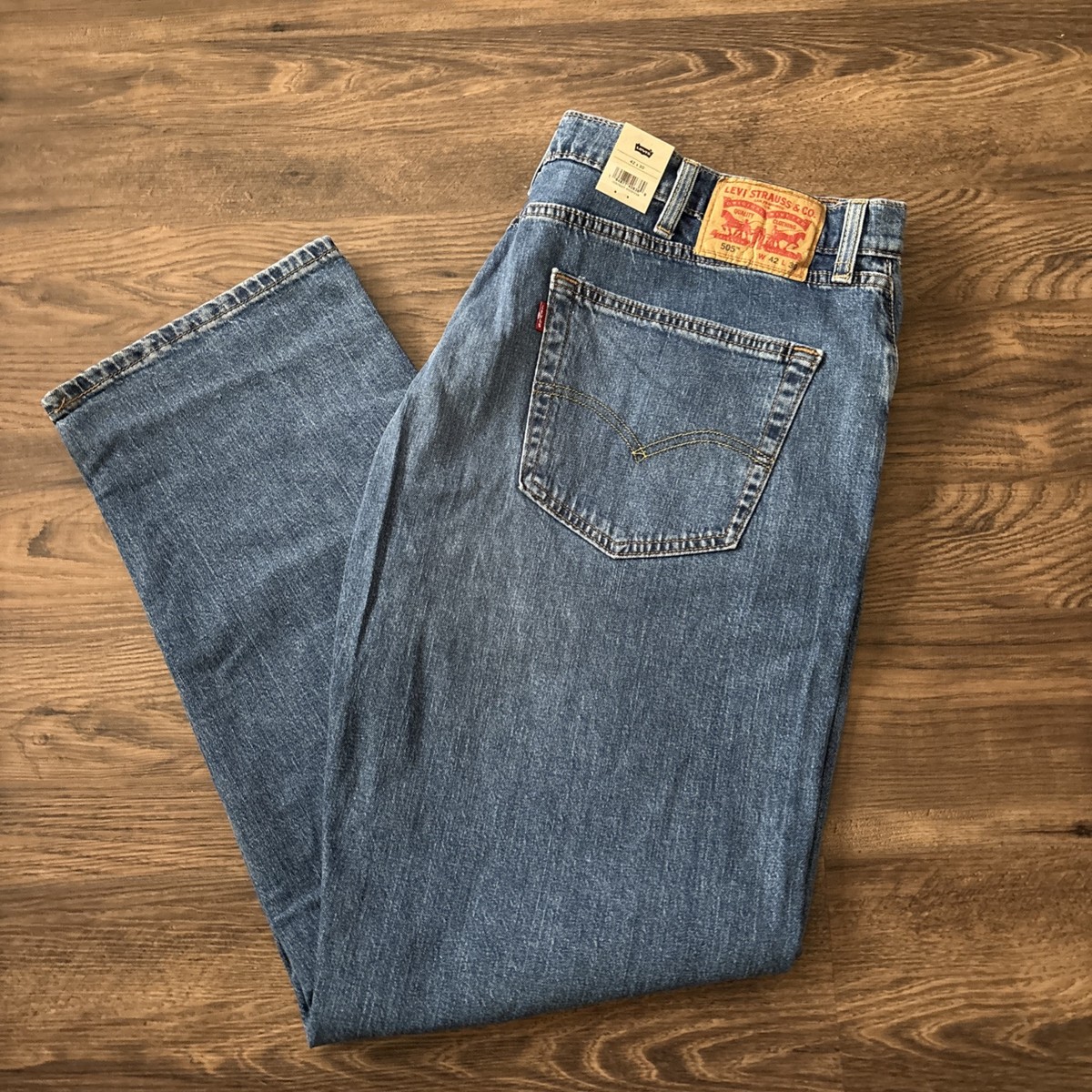 Levi's Men's 505 Regular-fit Jeans Fremont Drop Shot - Medium