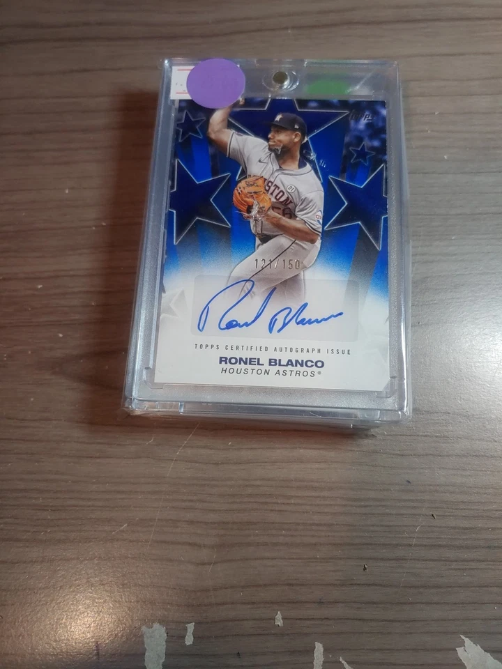 2025 Topps Series1 Baseball Stars, Base Autos, /150 Autos - Image 3 of 4