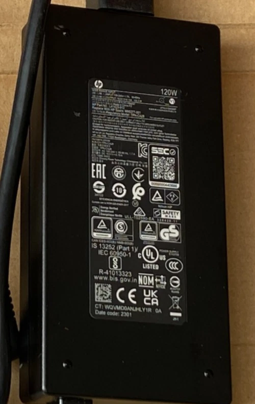 Hewlett Packard HSN-IX02 USB-C Laptop Dock G5 | HP 120Watt HP Power Supply