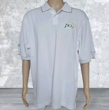 NWT Adidas Polo Shirt Mens XL White ClimaLite Golf Performance Activewear