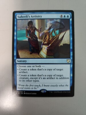Magic: The Gathering - Saheeli's Artistry (Blue Spell) - Commander 2018 Edition - View #10