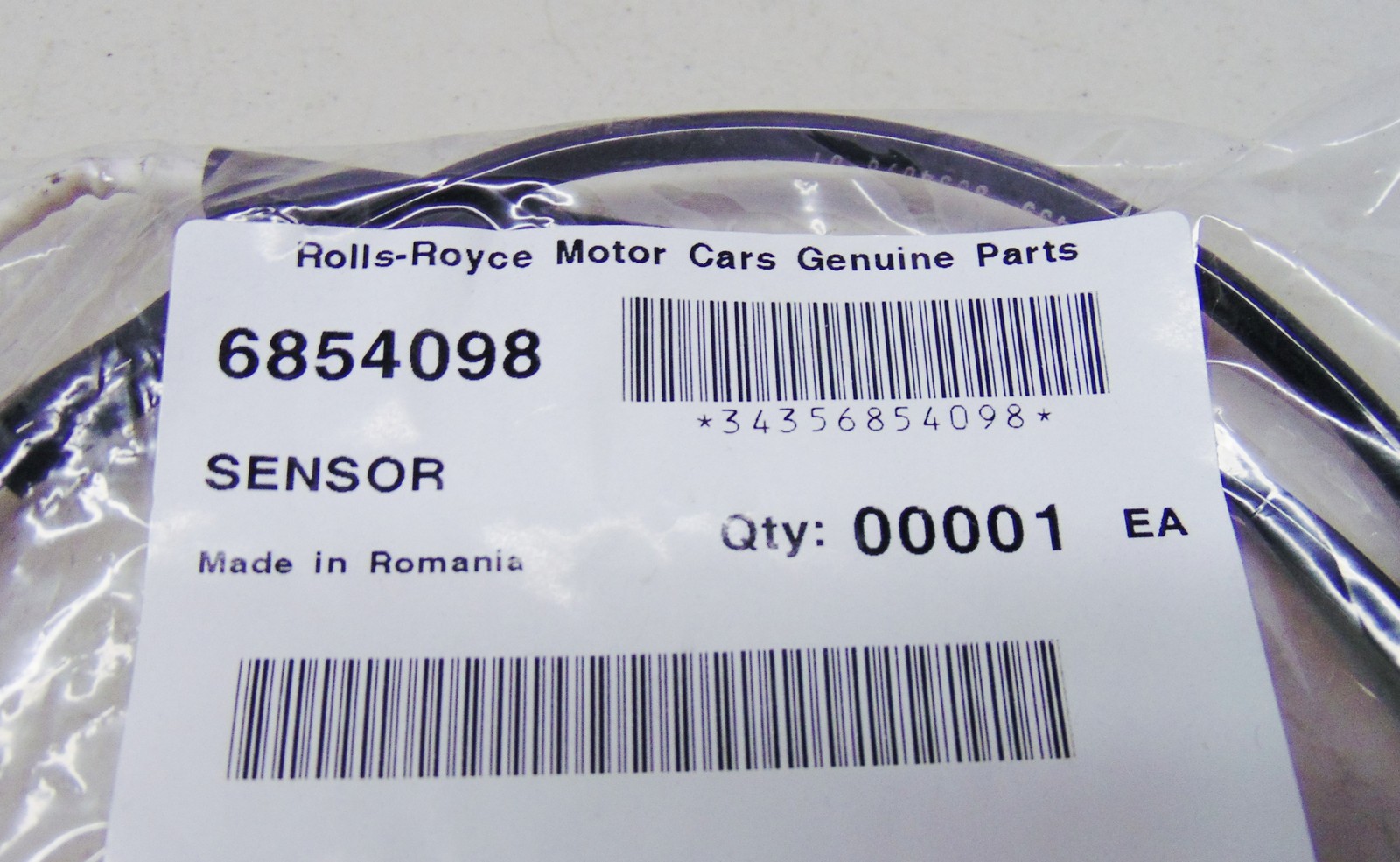 ROLLS-ROYCE WRAITH / GHOST LEFT FRONT BRAKE WEAR SENSOR OEM # 34-35-6-854-098