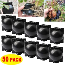 50Pcs 5cm Black Plant Graft Root Growing Balls High Pressure Propagation Boxes