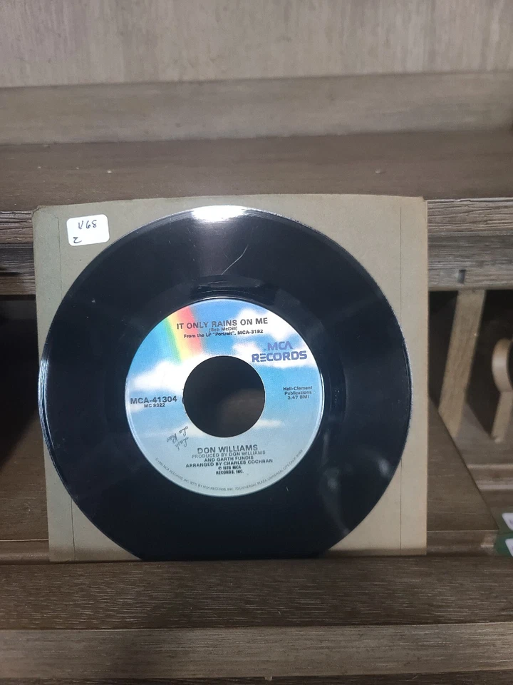 DON WILLIAMS Я ВЕРЮ В ТЕБЯ / ЭТО ТОЛЬКО ДОЖДЬ НА МЕНЯ 45 7» ЗАПИСЬ - Изображение 2 из 2