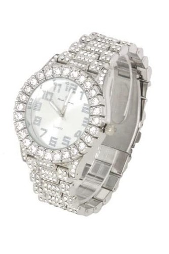 Mens Tennis Cross Necklace w/Quartz Wristwatch ZZ Bracelet Set - ST10327 3Pc Set - Picture 27 of 141
