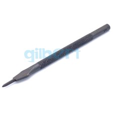 Spacing 3mm 1 prong Diamond Hole Punche Stitch Handworking Leather Tools Black