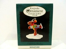 HALLMARK KEEPSAKE MINIATURE ORNAMENTS - A GIFT FROM RODNEY