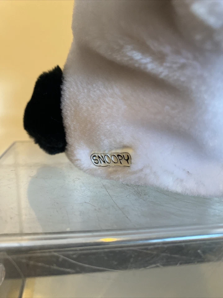 E RARO Vintage Applause 1968 Peanuts Snoopy Peluche Marioneta de Mano Determinada Foto 3 de 4