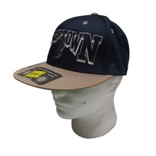 Vintage 90s Georgetown Hoyas Top of the World Spellout Graffiti SnapBack Hat Cap