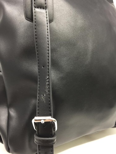 French Connection Black Dane Drawstring Luggage Backpack Unisex FCUK341 SD - Picture 5 of 7