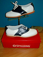 Authentic 1980s Spalding Saddle Shoes US wms 7 M