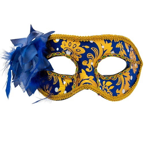 WOMENS Masquerade MASKS | VENETIAN Floral Face Masks | Fancy Dress PROM BALL - Picture 7 of 15