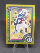 2022 Panini Classics Legends Timeless Tributes Eric Dickerson Gold #123 /60