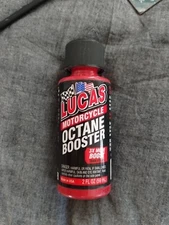 1# Lucas  Motorcycle Octane Booster Additive - Stops Detonation Ping  2 Oz.