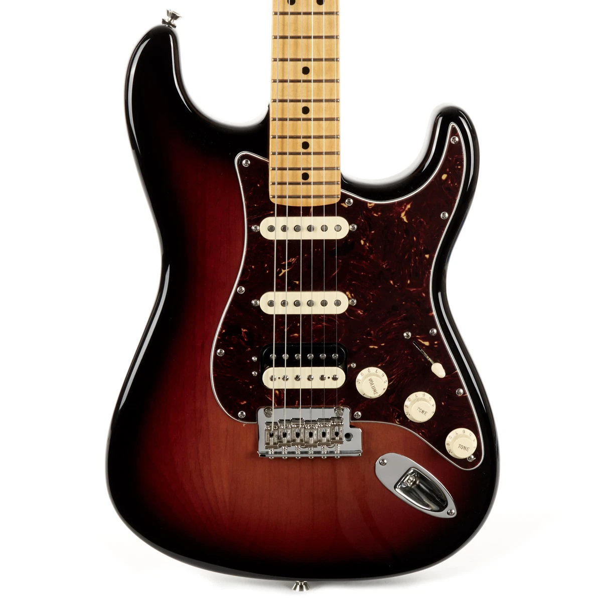 Used Fender American Professional II Stratocaster HSS Maple 3 Color Sunburst