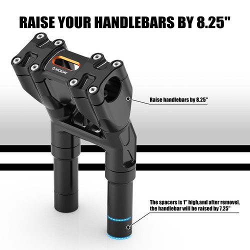 For Harley Kickback Isolated Riser Freewheeler FLRT Ultra Limited FLHTK 2015-23 - Picture 4 of 14