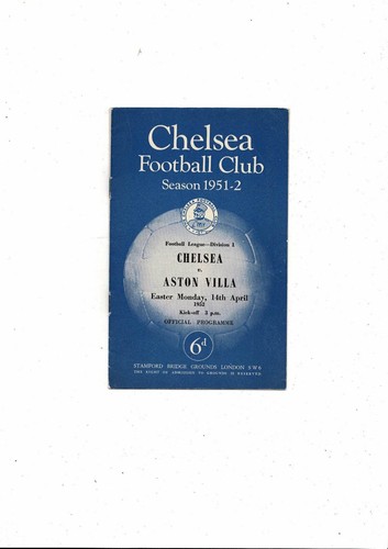Programme Officiel Chelsea Vs Aston Villa - Premier League, 1er Décembre 2024 - Collection Football