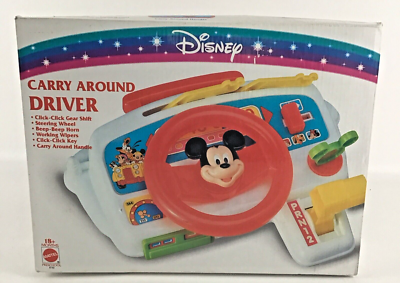 Disney Carry Around Driver Mickey Mouse Car Steering Wheel