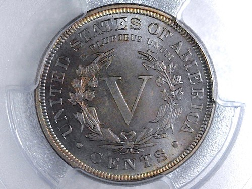 1889 Liberty Nickel PROOF (*Certified PR64 by PCGS*) - Toned, Scarce - Picture 4 of 4