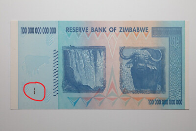 Zimbabwe 100000000000000 100 Trillones de Dólares 2008 Pick 91 Sc Unc Zimbabwe 100000000000000 100 Trillones de Dólares 2008 Pick 91 Sc Unc